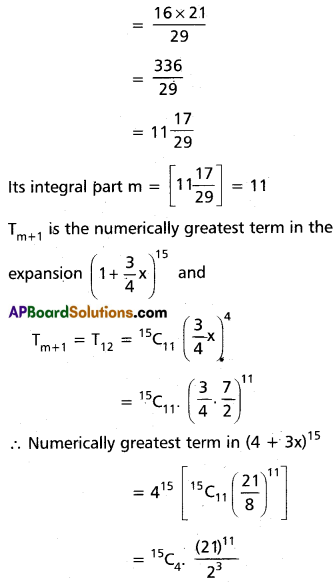Inter 2nd Year Maths 2A Binomial Theorem Solutions Ex 6(a) II Q4(i).1