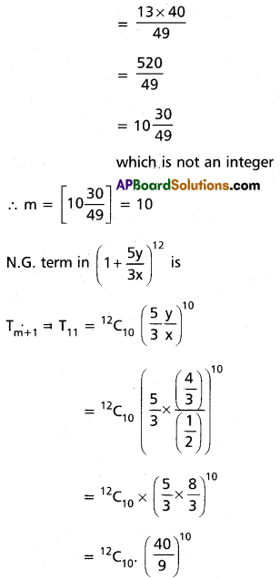 Inter 2nd Year Maths 2A Binomial Theorem Solutions Ex 6(a) II Q4(ii).1