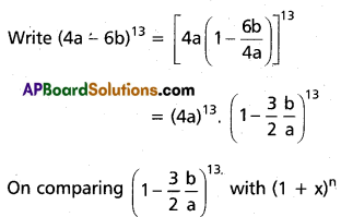 Inter 2nd Year Maths 2A Binomial Theorem Solutions Ex 6(a) II Q4(iii)