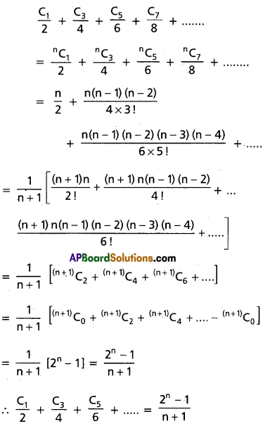 Inter 2nd Year Maths 2A Binomial Theorem Solutions Ex 6(a) II Q5(iii)