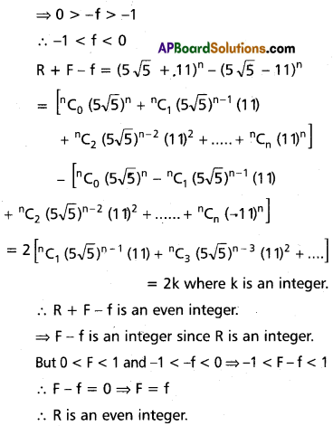 Inter 2nd Year Maths 2A Binomial Theorem Solutions Ex 6(a) III Q14