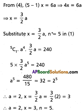 Inter 2nd Year Maths 2A Binomial Theorem Solutions Ex 6(a) III Q3.1