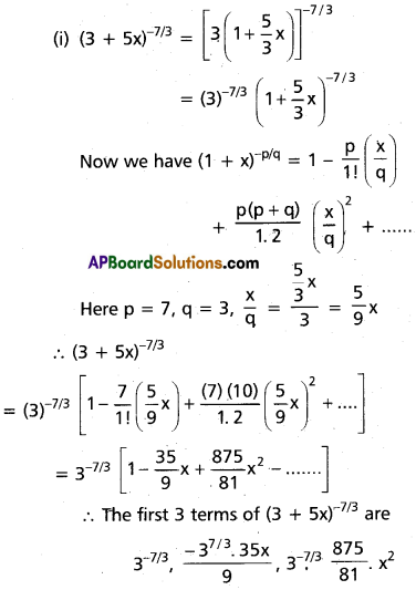 Inter 2nd Year Maths 2A Binomial Theorem Solutions Ex 6(b) I Q3(i)
