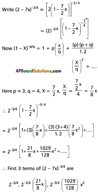 Inter 2nd Year Maths 2A Binomial Theorem Solutions Ex 6(b) I Q3(iv)