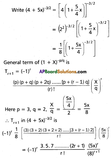 Inter 2nd Year Maths 2A Binomial Theorem Solutions Ex 6(b) I Q4(i)