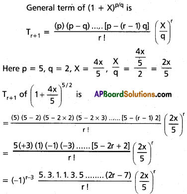 Inter 2nd Year Maths 2A Binomial Theorem Solutions Ex 6(b) I Q4(iii)