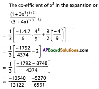 Inter 2nd Year Maths 2A Binomial Theorem Solutions Ex 6(b) II Q4.1