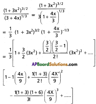 Inter 2nd Year Maths 2A Binomial Theorem Solutions Ex 6(b) II Q4