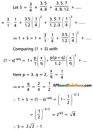 Inter 2nd Year Maths 2A Binomial Theorem Solutions Ex 6(b) III Q1(iii)
