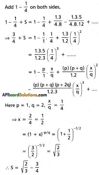 Inter 2nd Year Maths 2A Binomial Theorem Solutions Ex 6(b) III Q1(iv).1