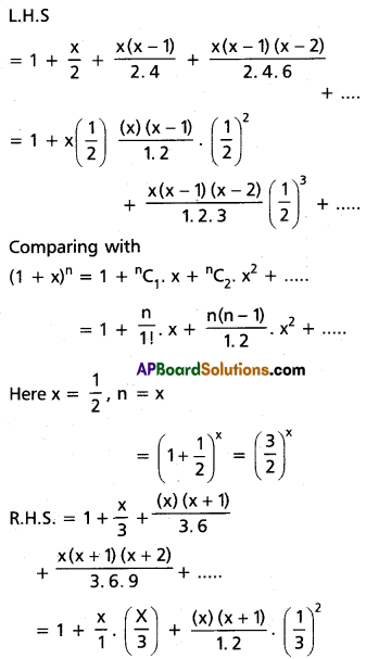 Inter 2nd Year Maths 2A Binomial Theorem Solutions Ex 6(b) III Q6