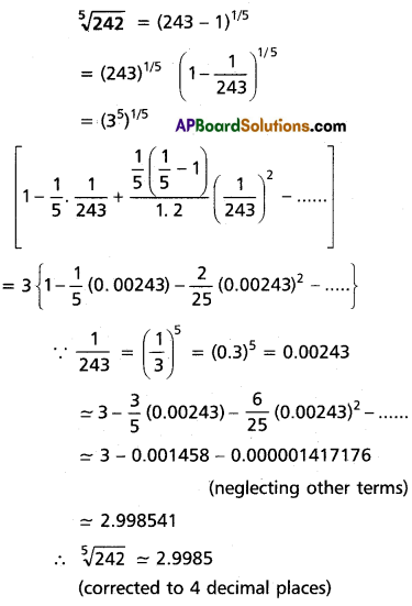 Inter 2nd Year Maths 2A Binomial Theorem Solutions Ex 6(c) Q1(i)