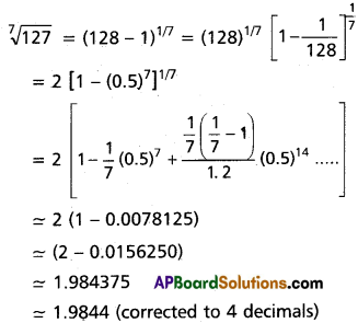 Inter 2nd Year Maths 2A Binomial Theorem Solutions Ex 6(c) Q1(ii)