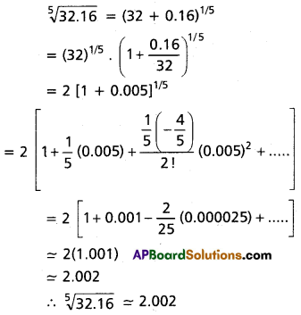 Inter 2nd Year Maths 2A Binomial Theorem Solutions Ex 6(c) Q1(iii)