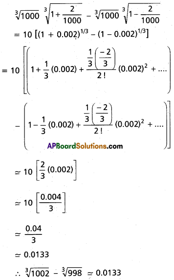 Inter 2nd Year Maths 2A Binomial Theorem Solutions Ex 6(c) Q1(v)