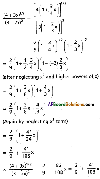 Inter 2nd Year Maths 2A Binomial Theorem Solutions Ex 6(c) Q2(i)