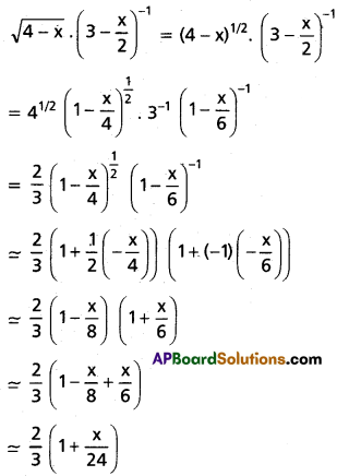 Inter 2nd Year Maths 2A Binomial Theorem Solutions Ex 6(c) Q2(iii)
