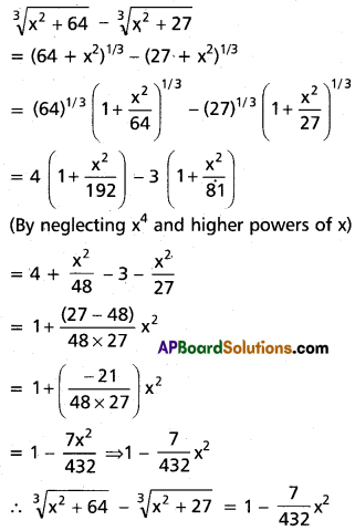 Inter 2nd Year Maths 2A Binomial Theorem Solutions Ex 6(c) Q5
