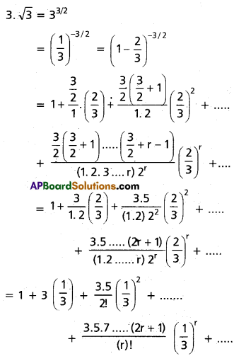 Inter 2nd Year Maths 2A Binomial Theorem Solutions Ex 6(c) Q6