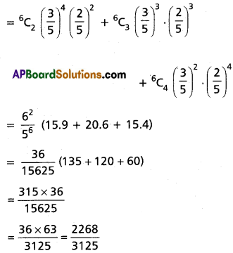 Inter 2nd Year Maths 2A Random Variables and Probability Distributions Solutions Ex 10(b) I Q6
