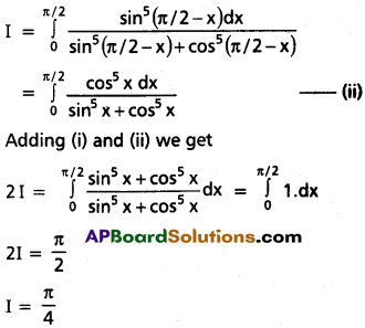 Inter 2nd Year Maths 2B Definite Integrals Solutions Ex 7(b) 16