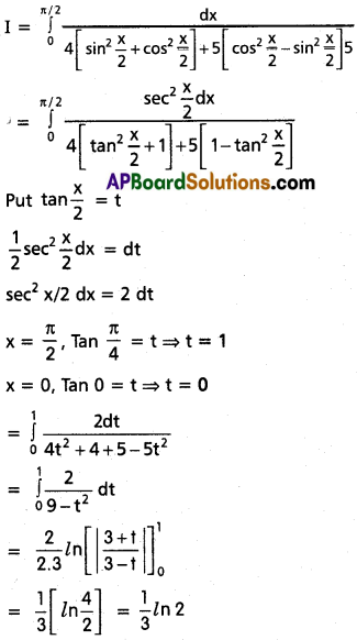 Inter 2nd Year Maths 2B Definite Integrals Solutions Ex 7(b) 35