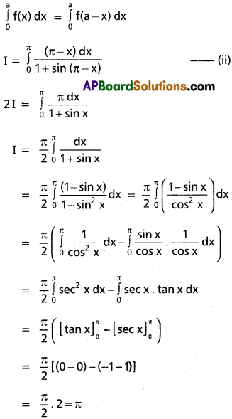 Inter 2nd Year Maths 2B Definite Integrals Solutions Ex 7(b) 48