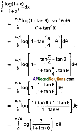 Inter 2nd Year Maths 2B Definite Integrals Solutions Ex 7(b) 52