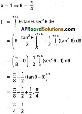 Inter 2nd Year Maths 2B Definite Integrals Solutions Ex 7(b) 62