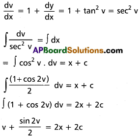 Inter 2nd Year Maths 2B Differential Equations Solutions Ex 8(b) 10
