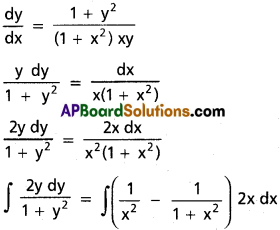 Inter 2nd Year Maths 2B Differential Equations Solutions Ex 8(b) 7