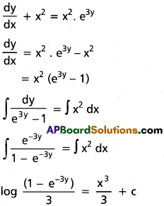 Inter 2nd Year Maths 2B Differential Equations Solutions Ex 8(b) 8