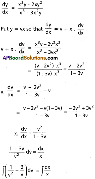 Inter 2nd Year Maths 2B Differential Equations Solutions Ex 8(c) 12