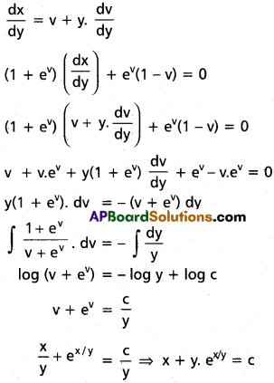 Inter 2nd Year Maths 2B Differential Equations Solutions Ex 8(c) 26