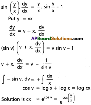 Inter 2nd Year Maths 2B Differential Equations Solutions Ex 8(c) 27