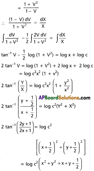 Inter 2nd Year Maths 2B Differential Equations Solutions Ex 8(d) 20