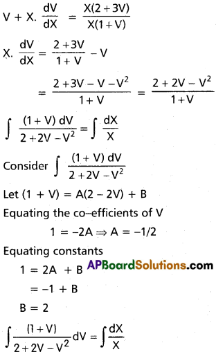 Inter 2nd Year Maths 2B Differential Equations Solutions Ex 8(d) 22