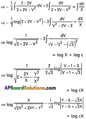 Inter 2nd Year Maths 2B Differential Equations Solutions Ex 8(d) 23