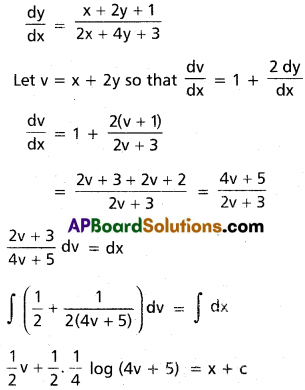 Inter 2nd Year Maths 2B Differential Equations Solutions Ex 8(d) 4