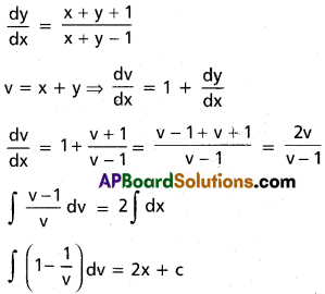 Inter 2nd Year Maths 2B Differential Equations Solutions Ex 8(d) 5
