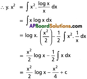 Inter 2nd Year Maths 2B Differential Equations Solutions Ex 8(e) 2