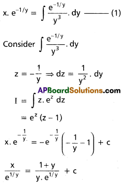 Inter 2nd Year Maths 2B Differential Equations Solutions Ex 8(e) 20