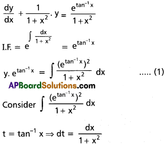 Inter 2nd Year Maths 2B Differential Equations Solutions Ex 8(e) 3