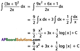 Inter 2nd Year Maths 2B Integration Solutions Ex 6(a) 11