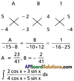 Inter 2nd Year Maths 2B Integration Solutions Ex 6(d) 10
