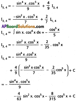 Inter 2nd Year Maths 2B Integration Solutions Ex 6(f) 7