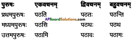 AP Inter 1st Year Sanskrit Grammar धातुरूपाणि 17