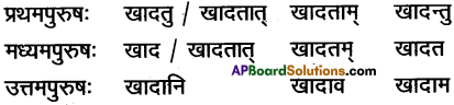 AP Inter 1st Year Sanskrit Grammar धातुरूपाणि 23