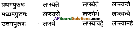 AP Inter 1st Year Sanskrit Grammar धातुरूपाणि 57