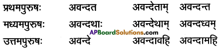 AP Inter 1st Year Sanskrit Grammar धातुरूपाणि 65